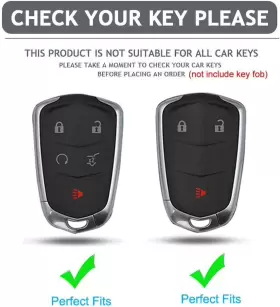 KAIDIJB001 CACACAR Cadillac Key Fob Cover Tpu Cas #2