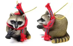 ATX28 CONVERSATION CONCEPTS Raccoon Miniature Christmas