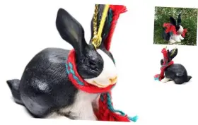 ATX52 CONVERSATION CONCEPTS Rabbit Miniature Christmas