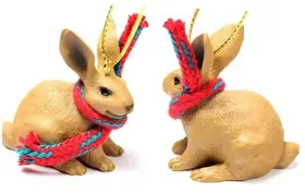 ATX53 CONVERSATION CONCEPTS Rabbit Miniature Christmas