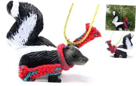 ATX65 CONVERSATION CONCEPTS Skunk Miniature Christmas