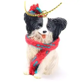 DTX47B CONVERSATION CONCEPTS Papillon Miniature Christmas