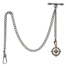 DPWC002PD001-T1 DERMACHT Single Albert Pocket Watch Chain Bar
