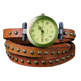 749569265924 EDGE COLLECTIONS Rivet Belt Watch Fashionable