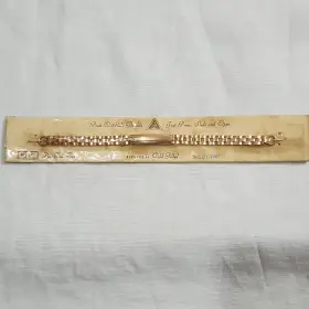 3026PNK JB Filled Watch Chain Fob Slide Buckle Ends