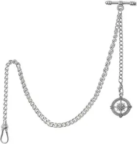 KPWC002PD001-Y1 KCHSS Pocket Watch Chain Double Albert Bar