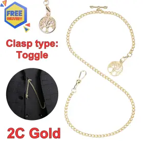 783583184069 MANCHDA Double Albert Pocket Watch Chain Classic