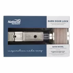 N700-151 NATIONAL HARDWARE Steel Zinc Sliding Door Lock Total #3
