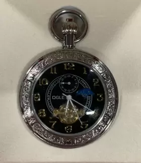 OFSY-YX-028-S-YG OGLE Magnifier Tourbillon Moon Sun Chain Fob #2