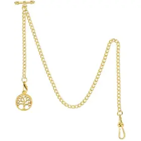 ESL-CPA077CPA042Z SUDESMO Pocket Watch Chain Bar Albert Tree