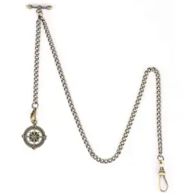 ESL-CPA078CPA045Z SUDESMO Pocket Watch Chain Bar Albert