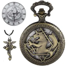 751580889423 TIONG Fullmetal Alchemist Anime Pocket Watch