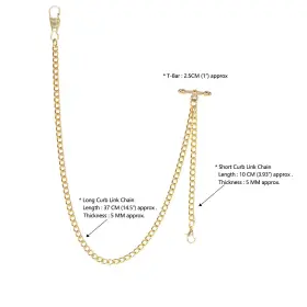 796862585648 TREEWETO Pocket Watch Albert Chain Bar Link #2