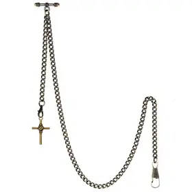 ACH005-PD007-BR-US TREEWETO Mens Albert Chain Pocket Watch