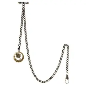 ACH005-PD010-BR-US TREEWETO Mens Albert Chain Pocket Watch