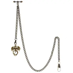 ACH005-PD013-BR-CA TREEWETO Mens Albert Chain Pocket Watch