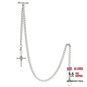 ACH006-PD007-SL-CA TREEWETO Mens Albert Chain Pocket Watch