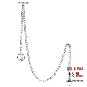 ACH006-PD009-SL-CA TREEWETO Mens Albert Chain Pocket Watch