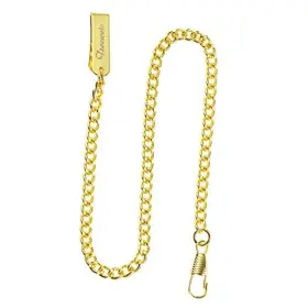 TCH004-GL-SH-BUS TREEWETO Pocket Watch Vest Chain