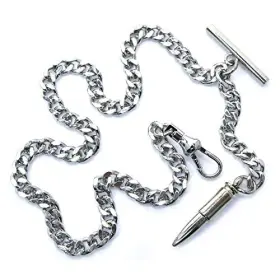 AC152A WATCHVSHOP Albert Chain Tone Polish Pocket Watch Vest
