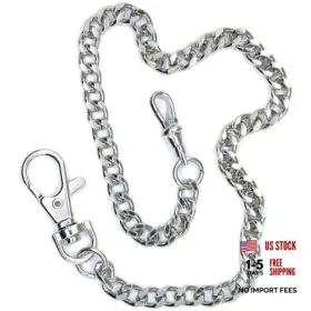 FCBC15DAP WATCHVSHOP Pocket Watch Chain Albert Curb Link