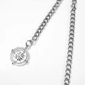 YEC-L2304 YECSOSS Mens Pocket Watch Chain Albert Vest Compass #2