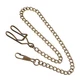 Pocket Watch Chain Vintage Metal Watch Chain Vest Chains Bronze Clip (14.5 In...