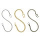 HOXITRADE 3 Pack Pocket Watch Chain - 14.56 Inch Vintage Gold, Silver, Bronze 