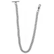 YECSOSS Men's Pocket Watch Chain Albert Chain, Vest Chain with T-bar Gold/Sil...