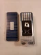  Fossil Flasher Fob Silver Metal Key Fob NIB