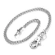 BOSHIYA Vintage Pocket Watch Chain Clip & Lobster Buckle Metal Alloy Silver