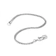 Boilly Clip Pocket Watch Chain Vintage Metal Alloy Accessory for Silver 