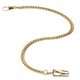 Boilly Clip Pocket Watch Chain Vintage Metal Alloy Accessory Gold 