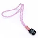 pamovolio leather braided 41/40/38/42mm(series10), Pink rope + pink