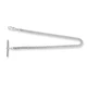 Charles Hubert Stnlss Stl Bar End Pocket Watch Chain