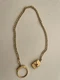 Vintage SWANK Pat. No. D-112997 Fob Watch Belt Clip Chain